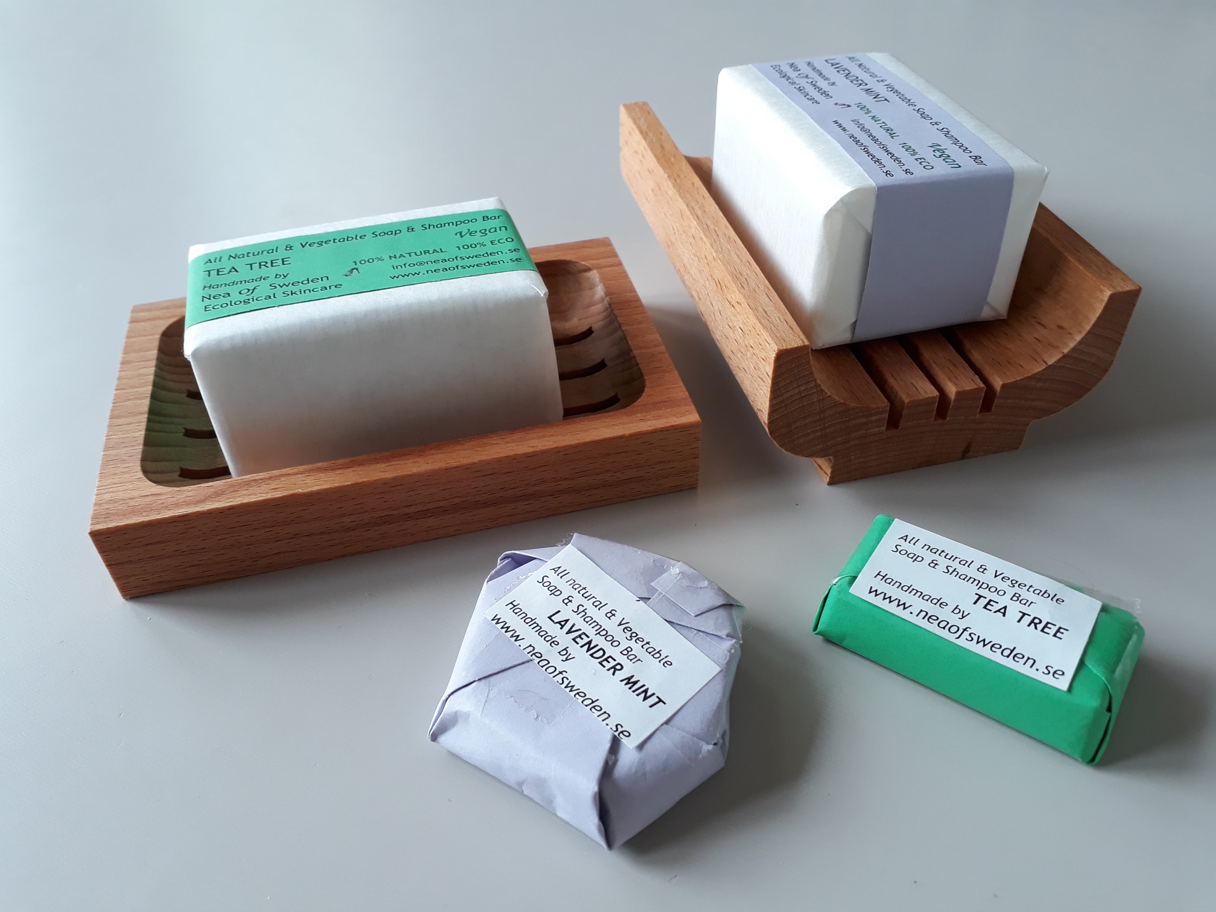 Soap Dish Oak Ekträ wieg 12 x 8cm – Nea of Sweden