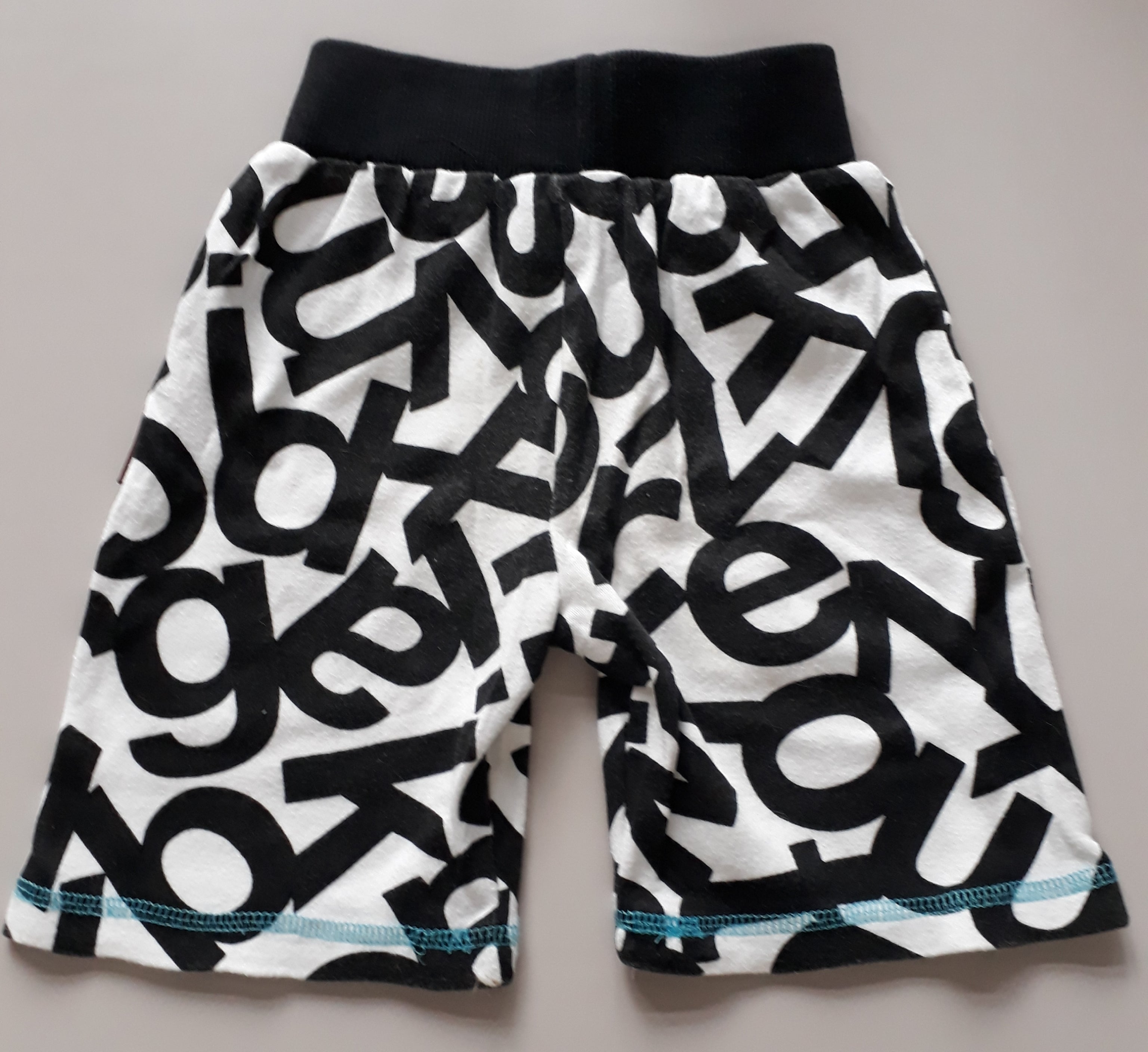 Korte Broek Maxomorra zwart wit 86/92 - 2dehands gebruikt