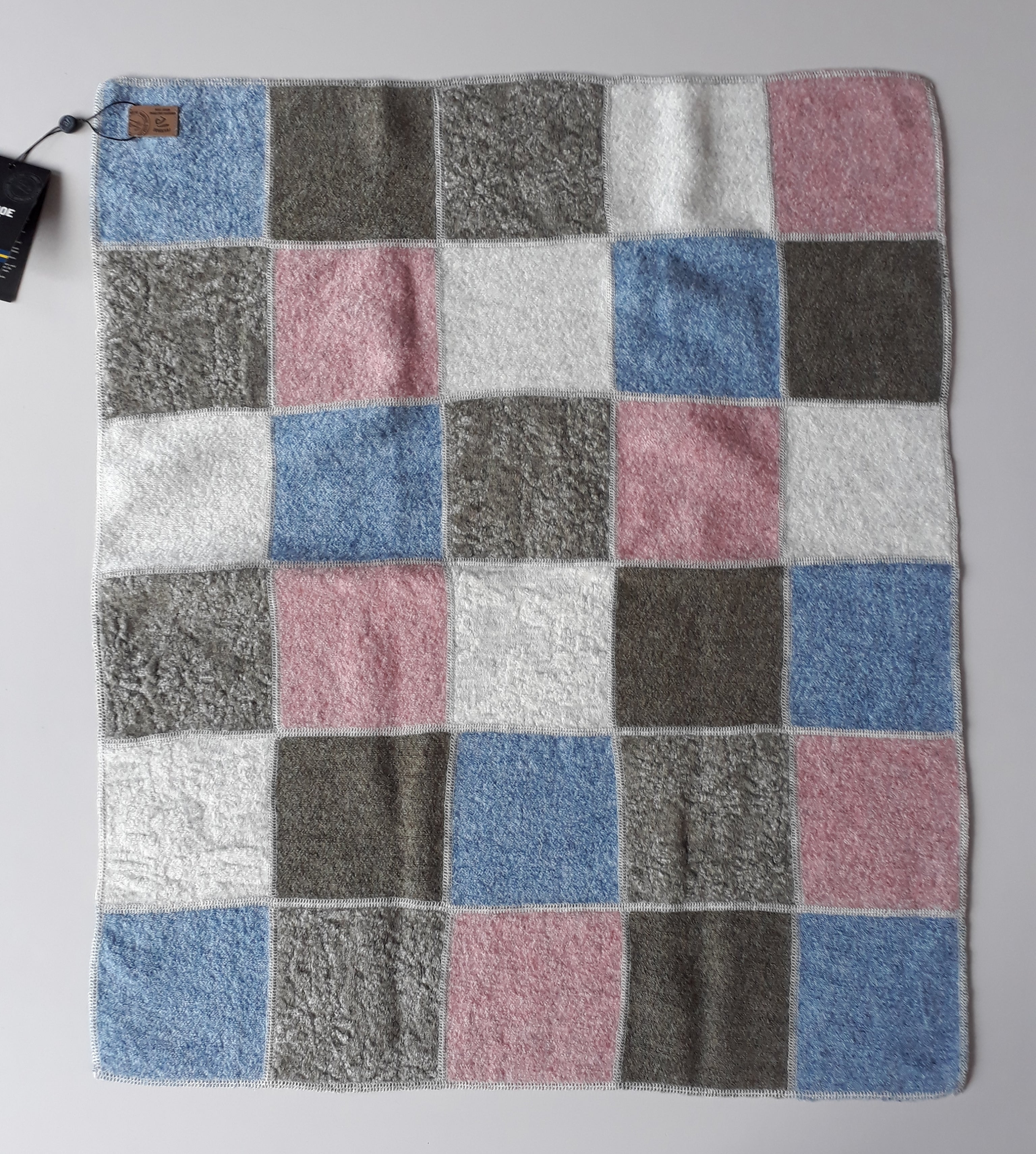 Patchwork blanket junior / baby wollen deken light - Ivanhoe of Sweden