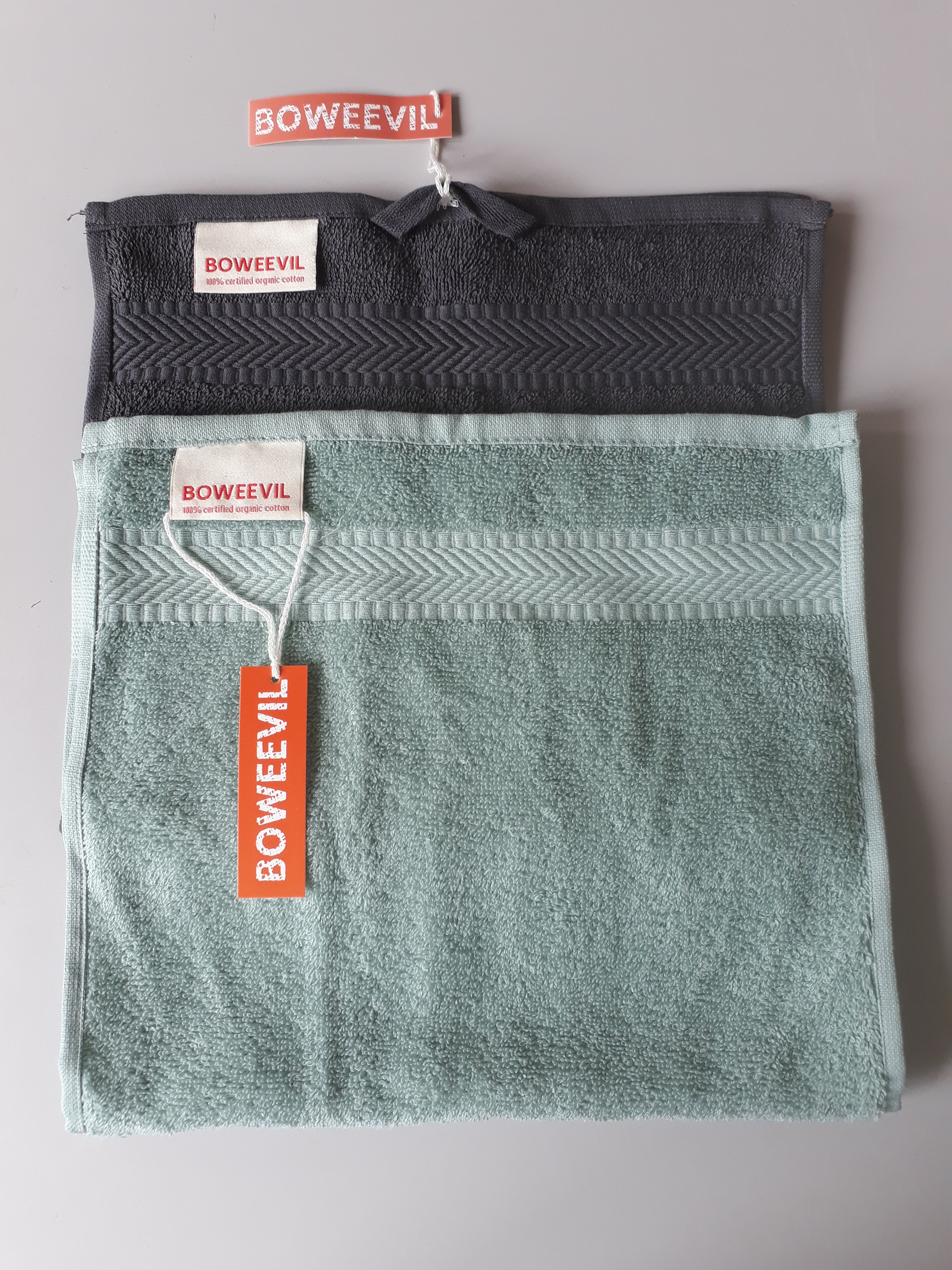 Wellness Gastendoekje 30 x 50 cm - mineral green – Bo Weevil