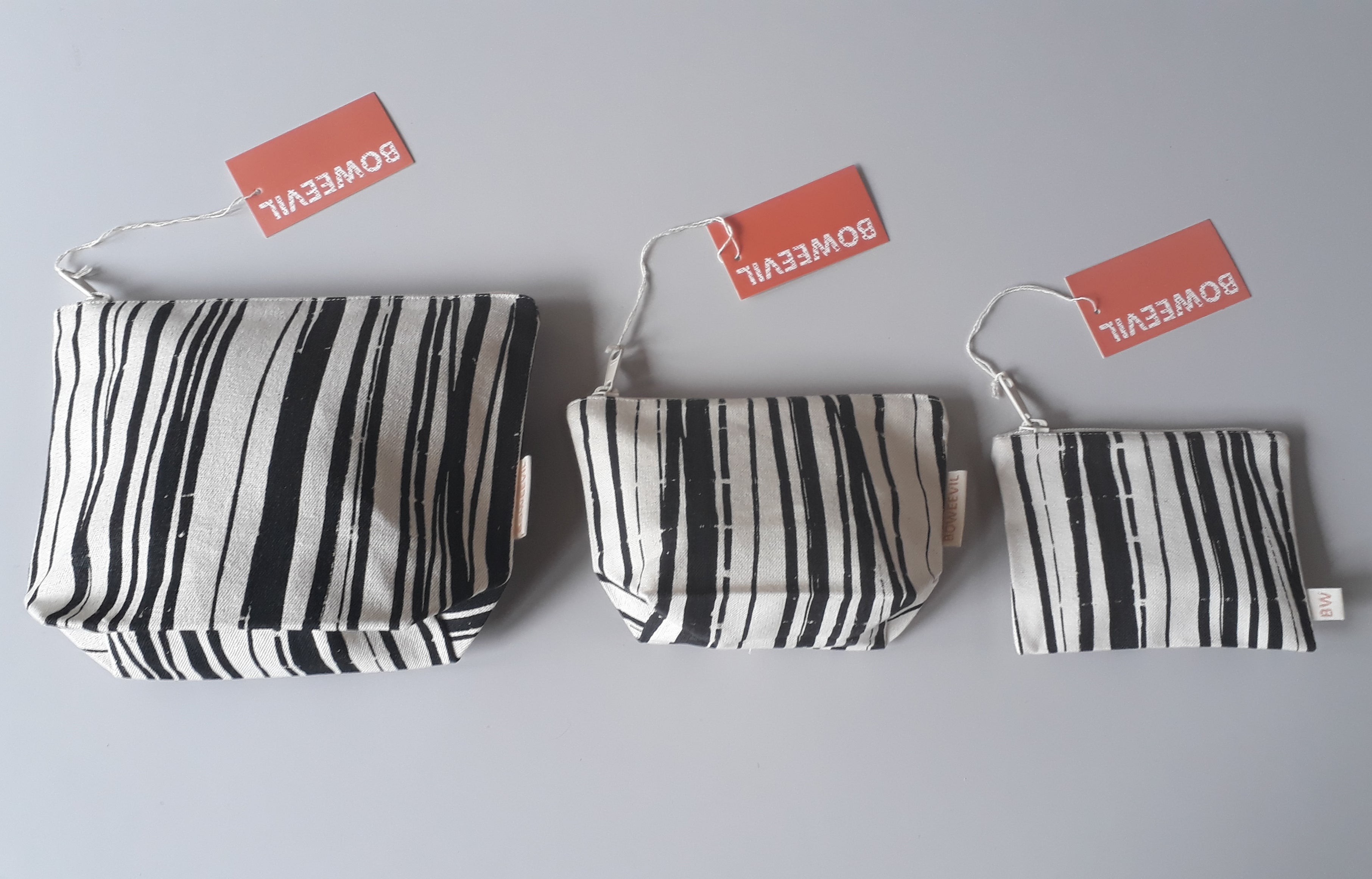 Make-up tasje / etui klein 'wrapping stripes' – Bo Weevil
