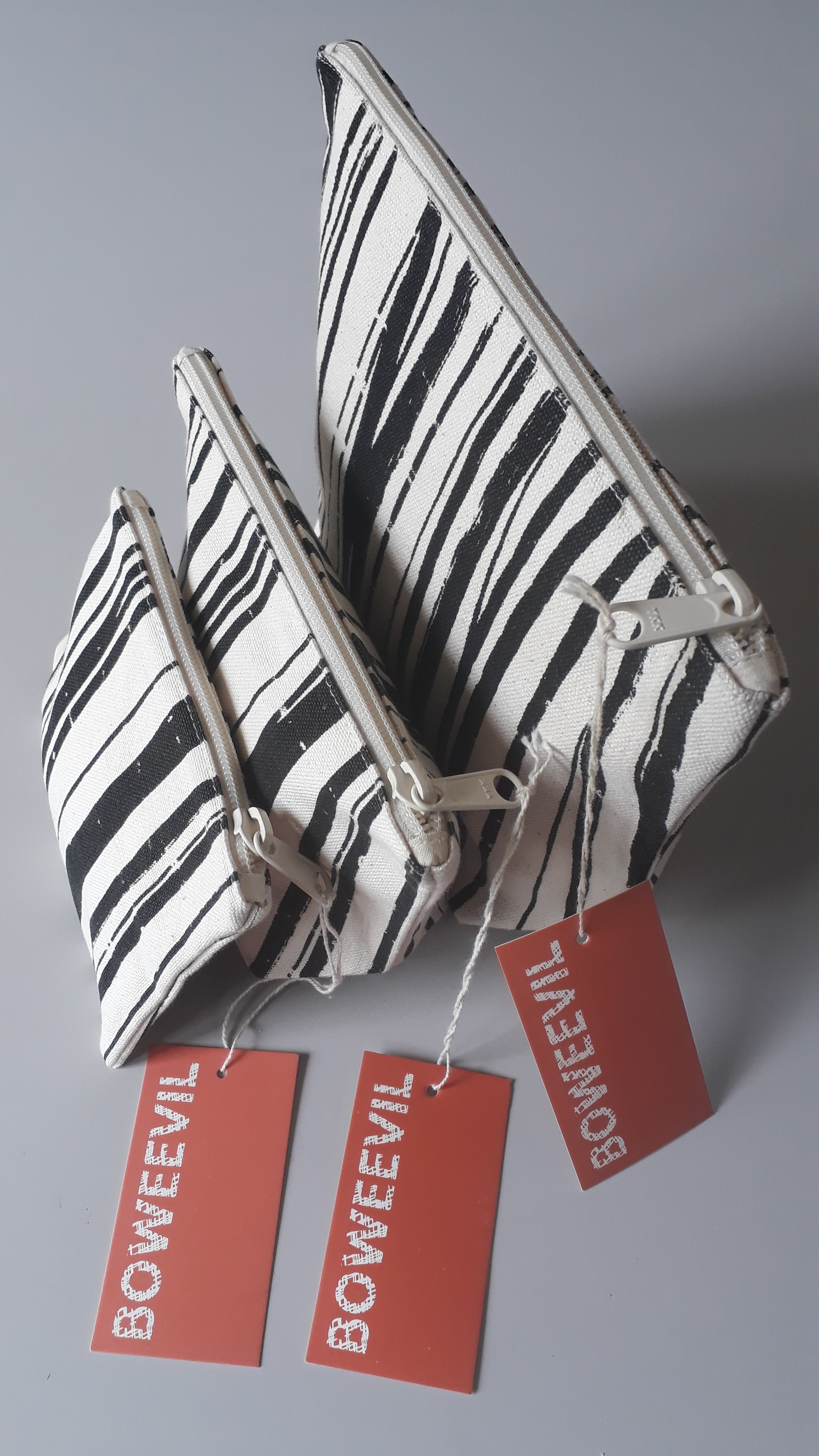 Make-up tasje / etui klein 'wrapping stripes' – Bo Weevil