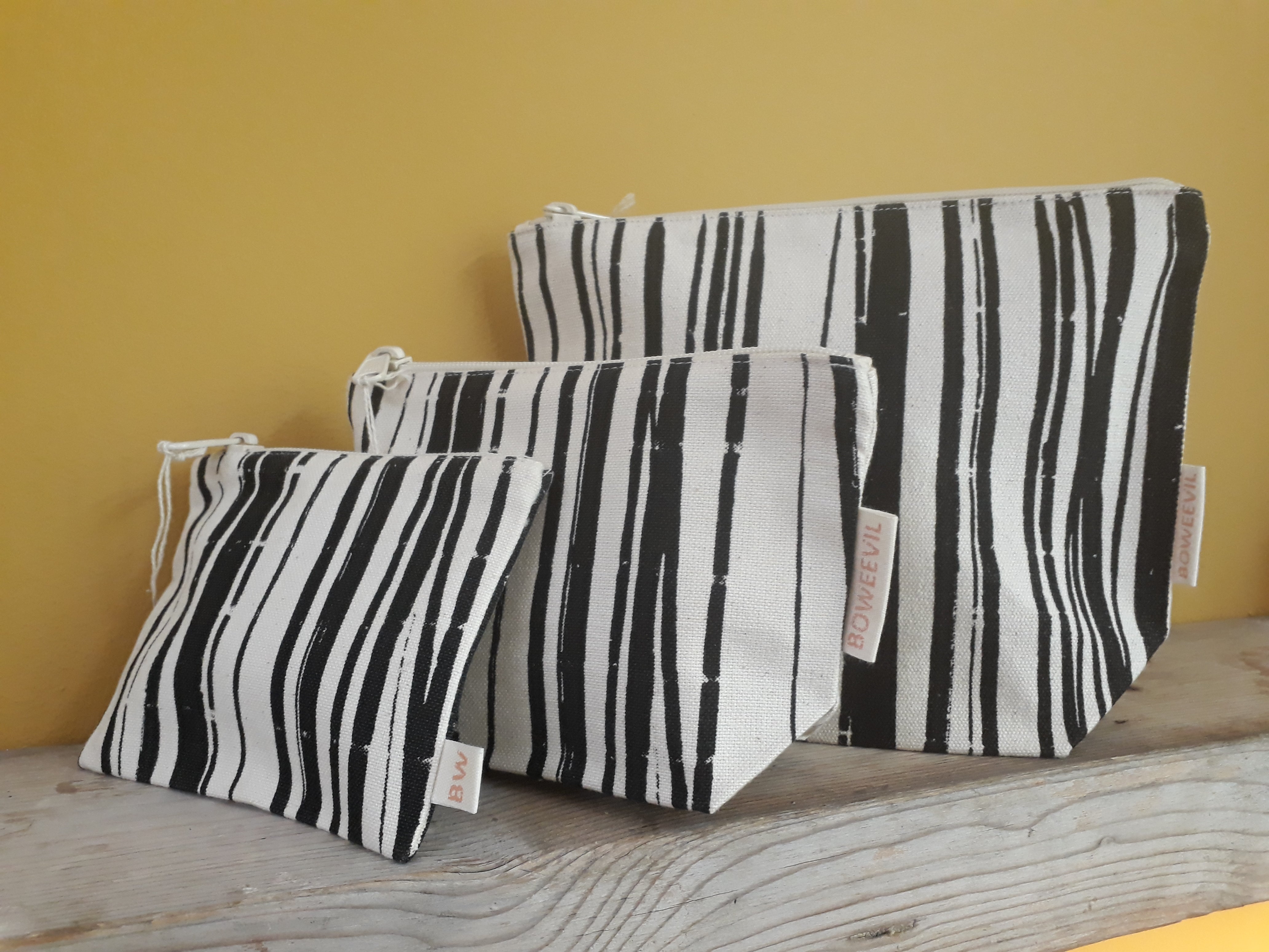 Make-up tasje / etui klein 'wrapping stripes' – Bo Weevil