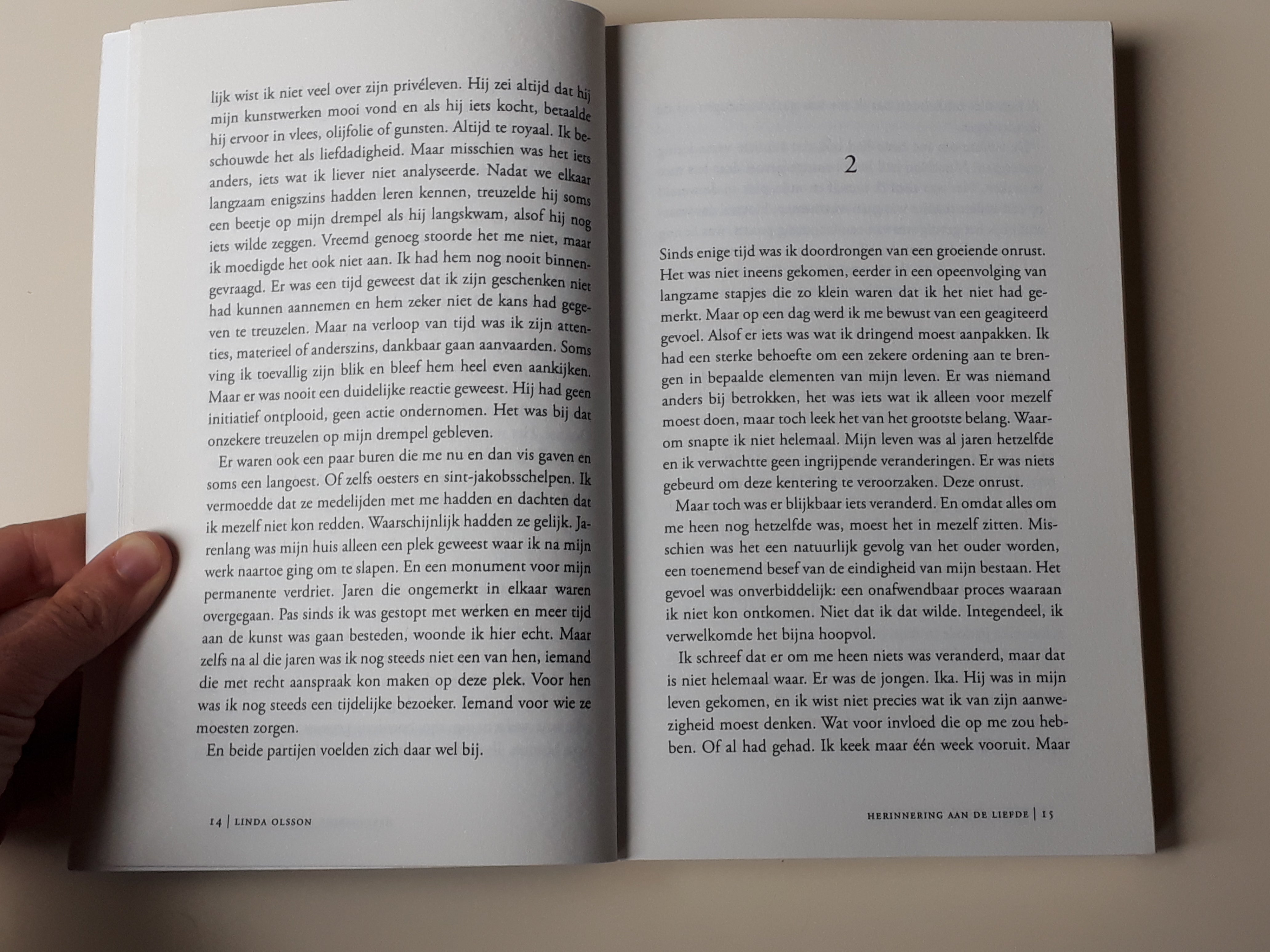 Herinnering aan de liefde - Linda Olsson - 2dehands gebruikt