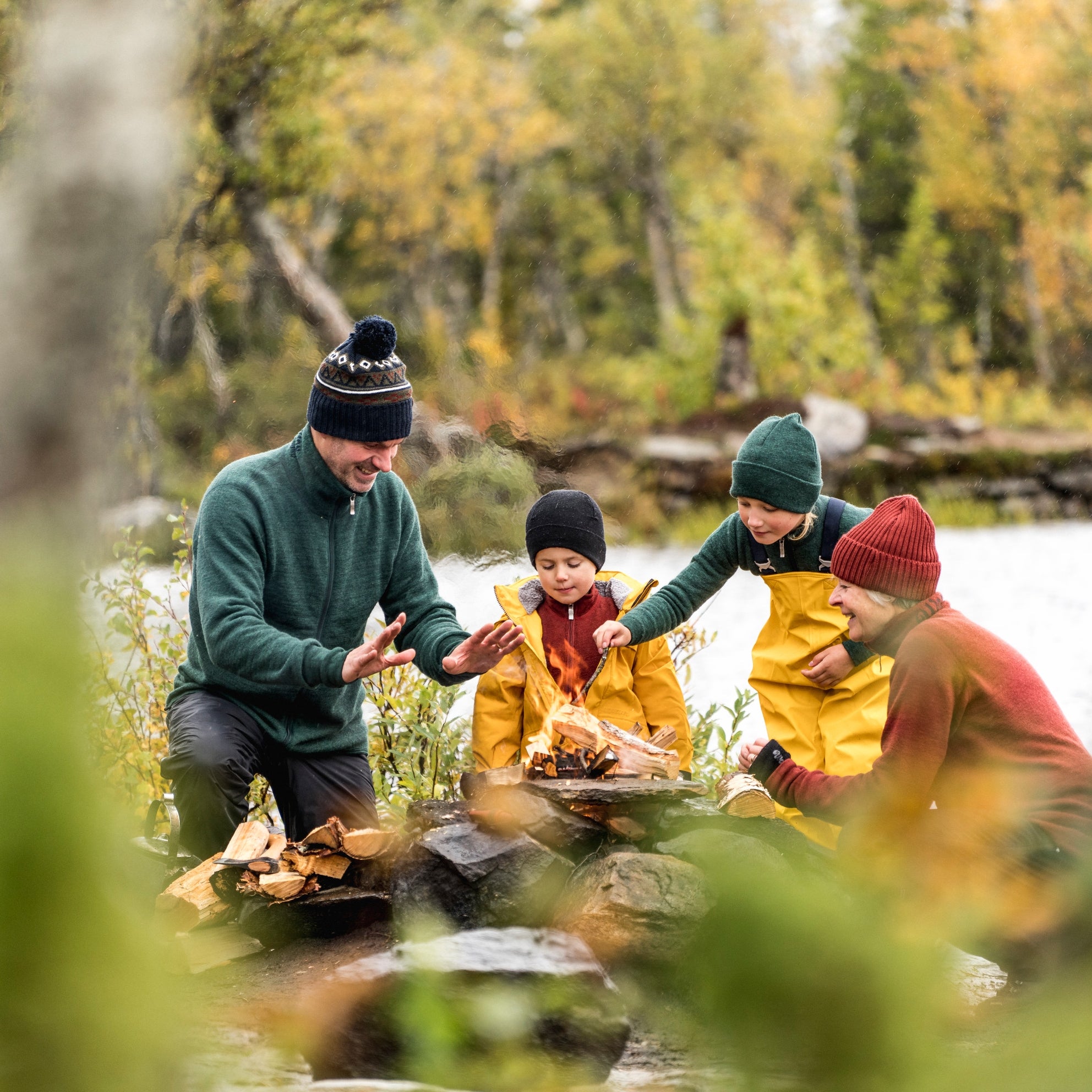 Muts / Beanie Classic Autumn Red - Woolpower