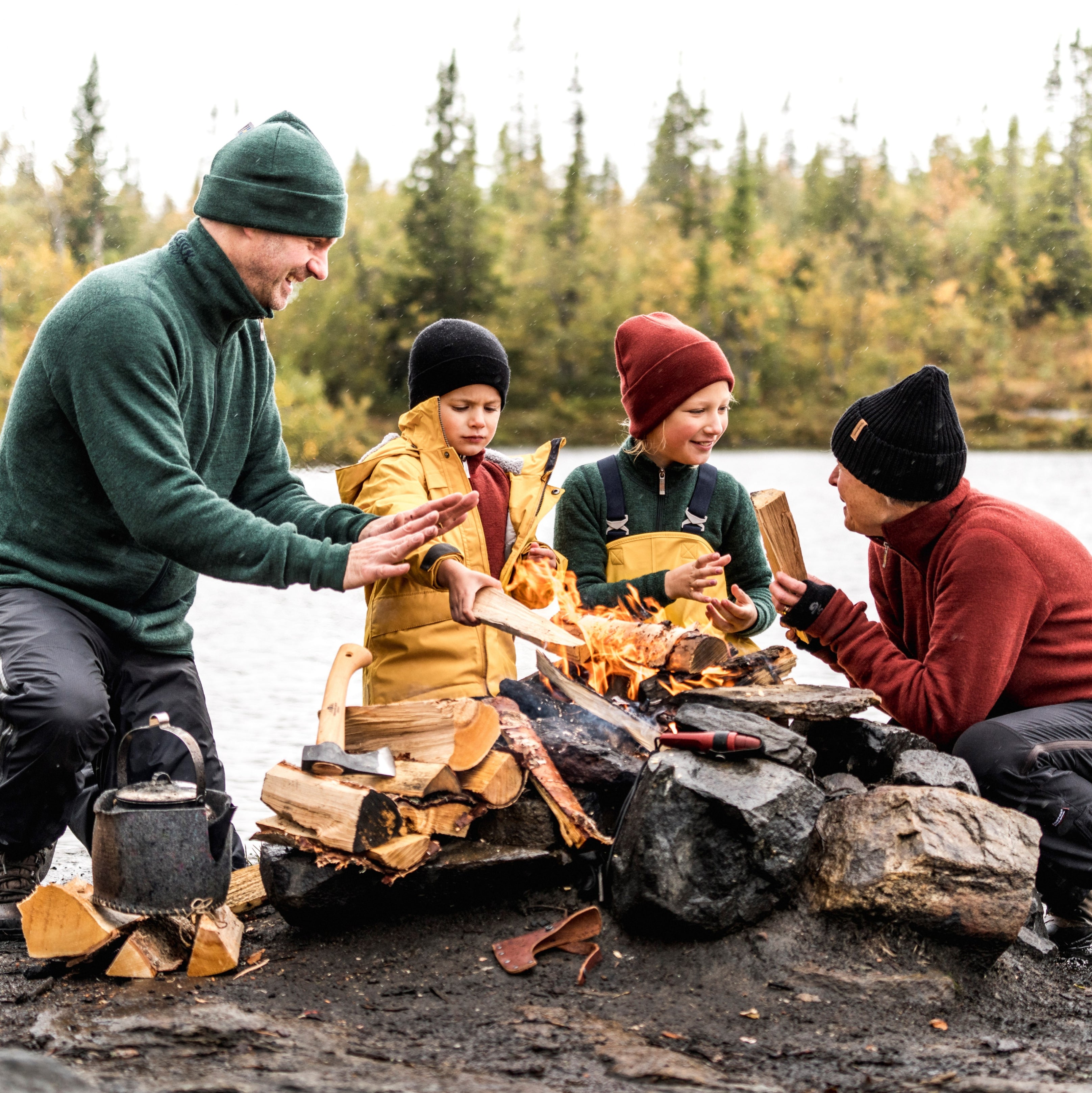 Muts / Beanie Classic Autumn Red - Woolpower
