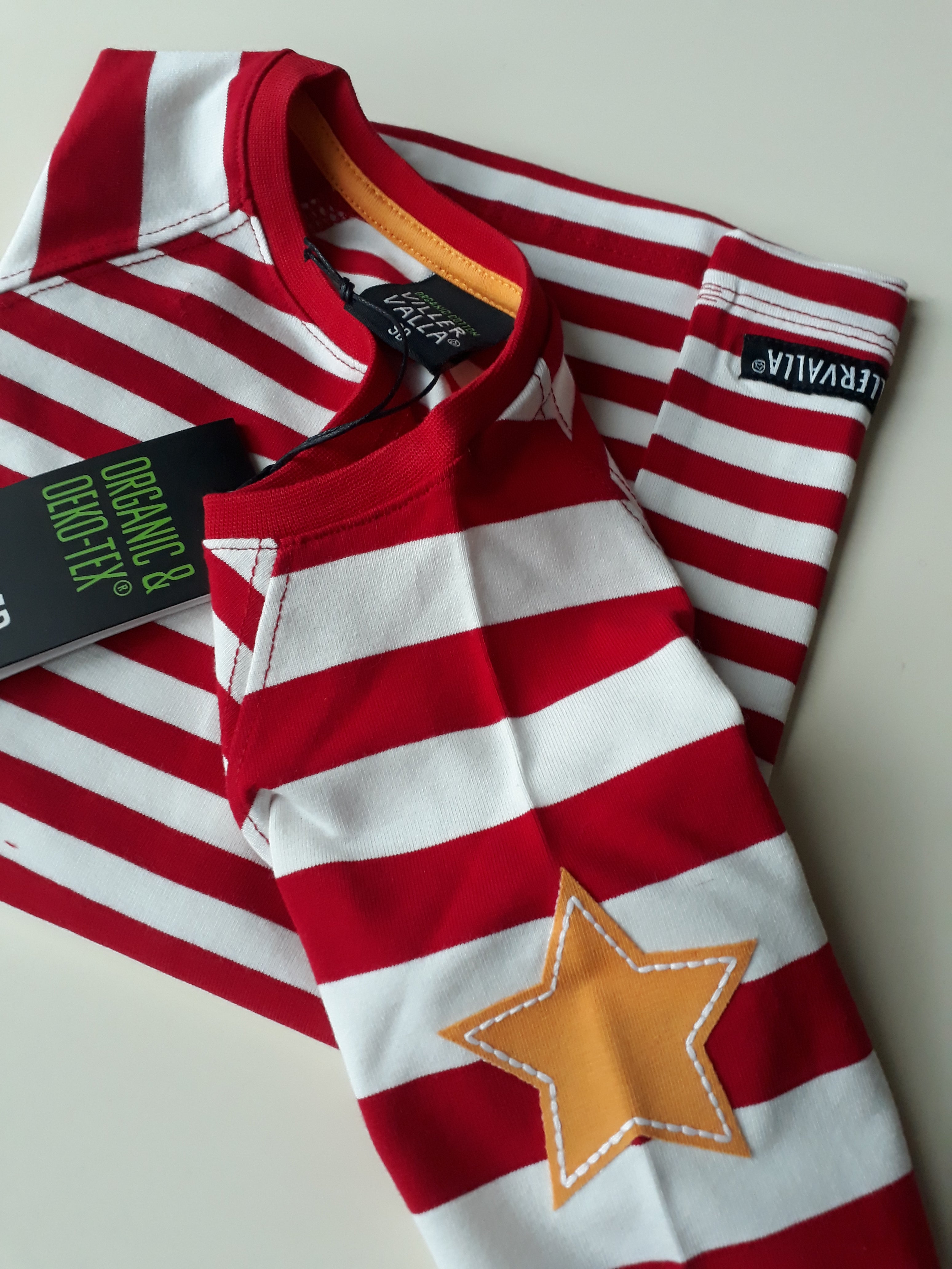 Longsleeve Relaxed T-shirt LS Stripes Tango - Villervalla