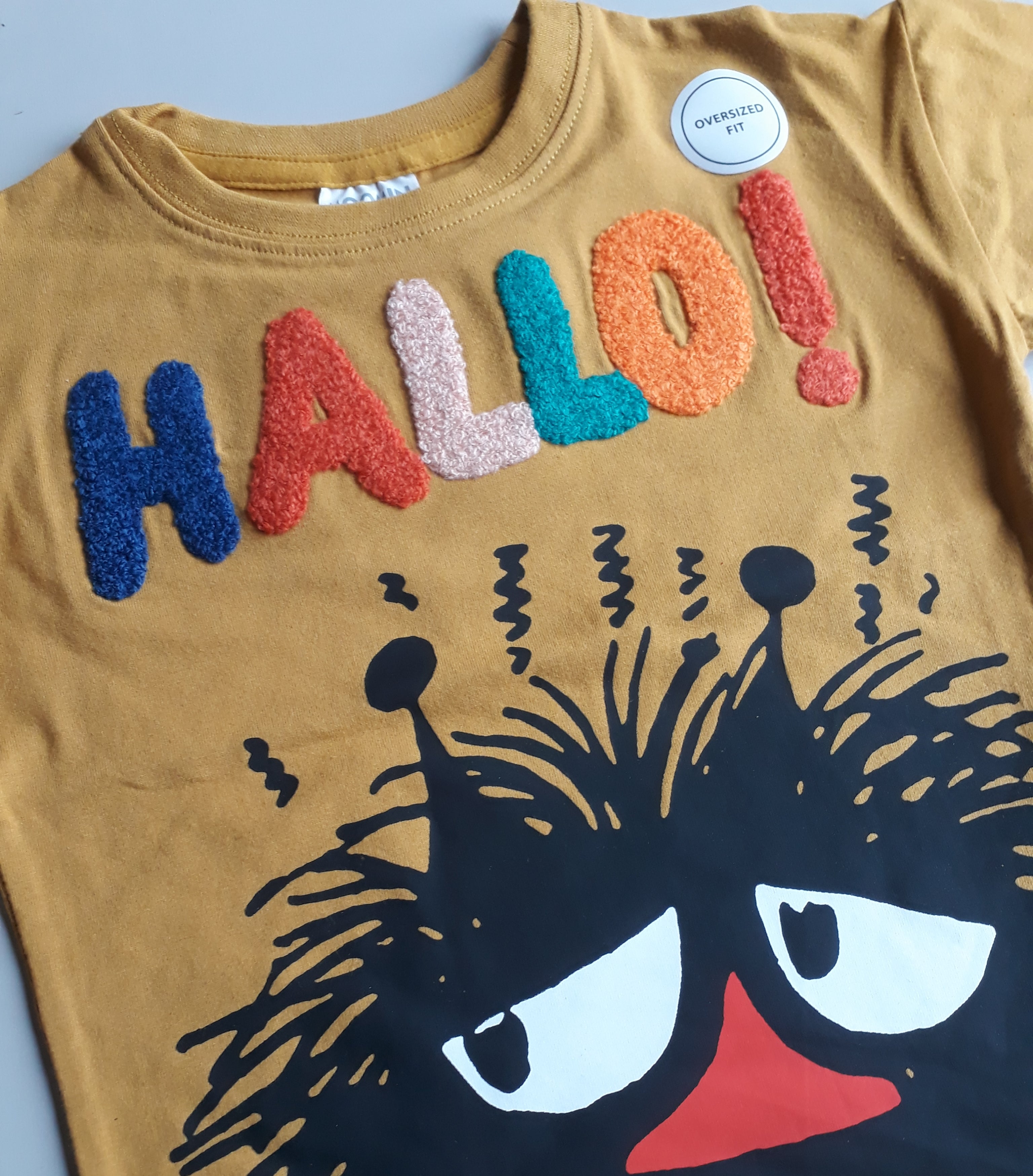 Longsleeve Stinky Hallo! Shirt curry (92 t/m 128) – Moomin