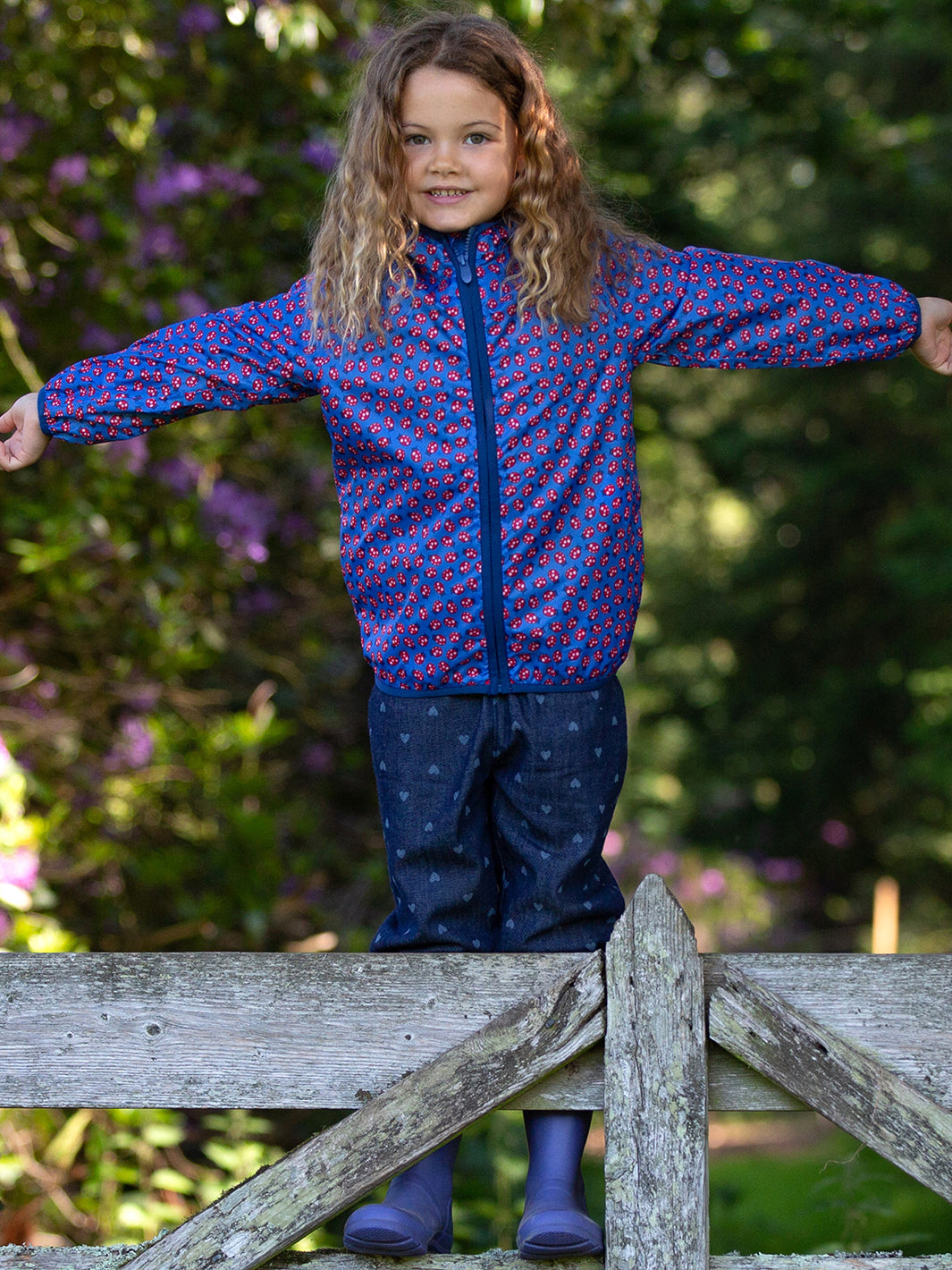 Regenjas (100% gerecycled pol.) Ladybird Puddlepack Jacket - Kite Clothing