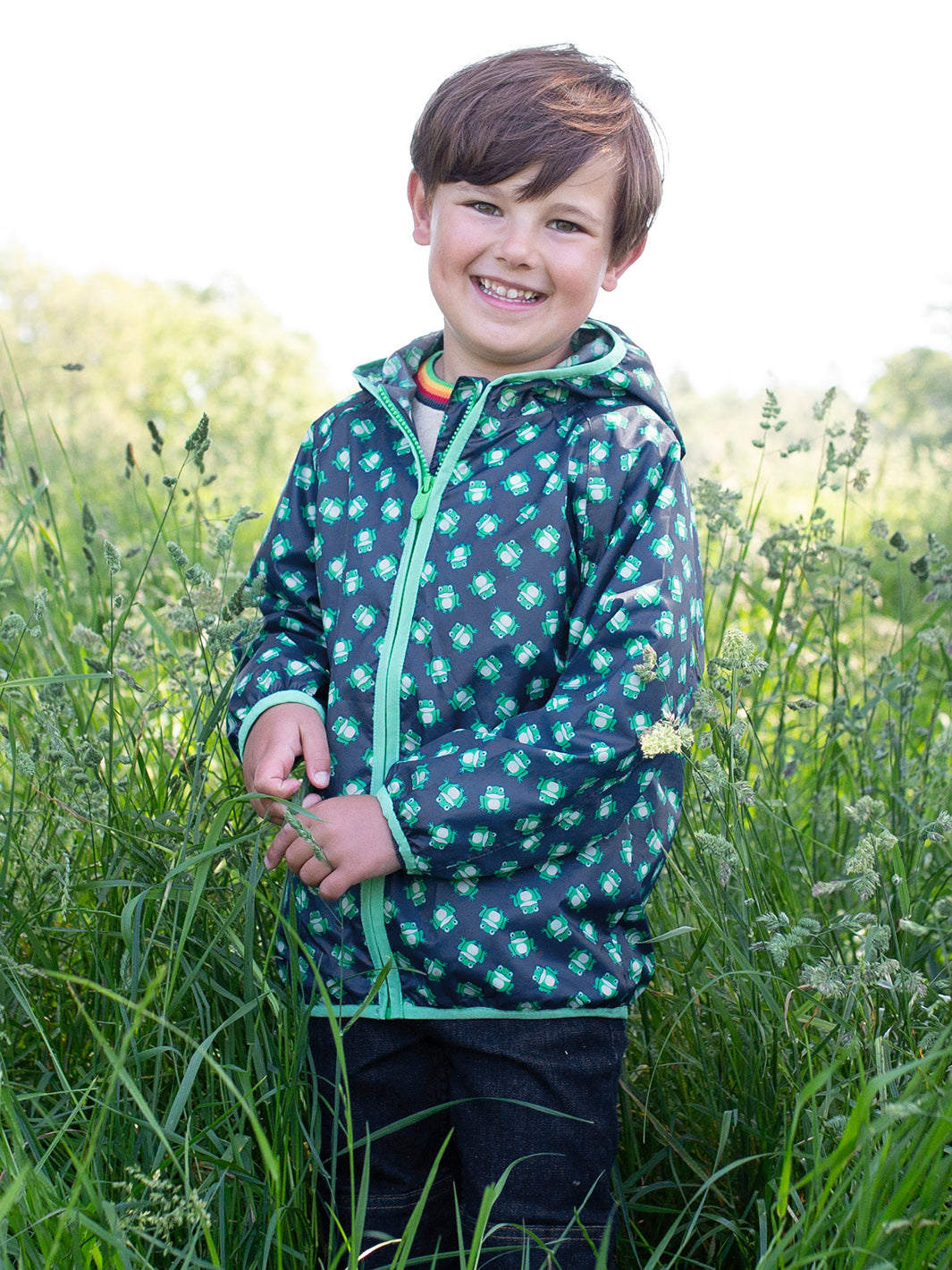 Regenjas (100% gerecycled pol.) Froglet Puddlepack Jacket - Kite Clothing