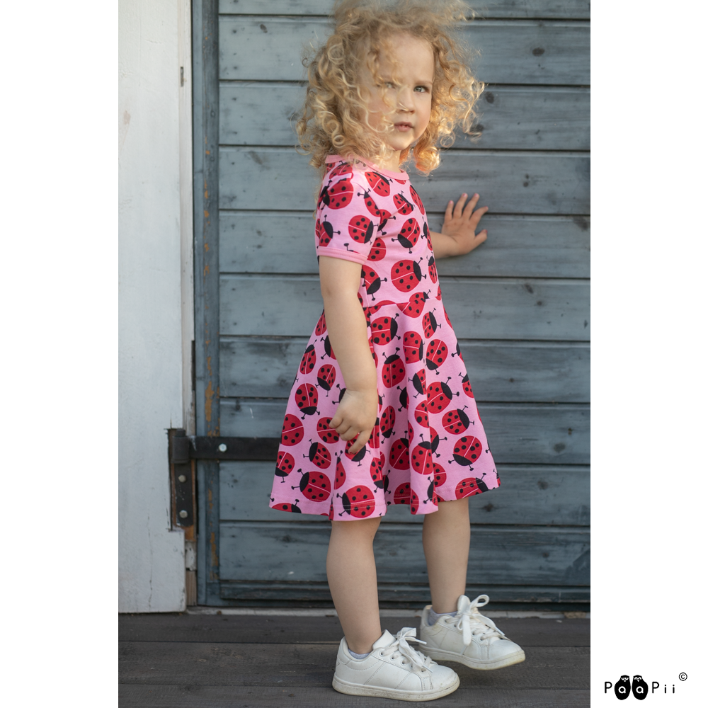 Jurk SANI dress Kerttu Light Pink 86-140 – Paapii Design