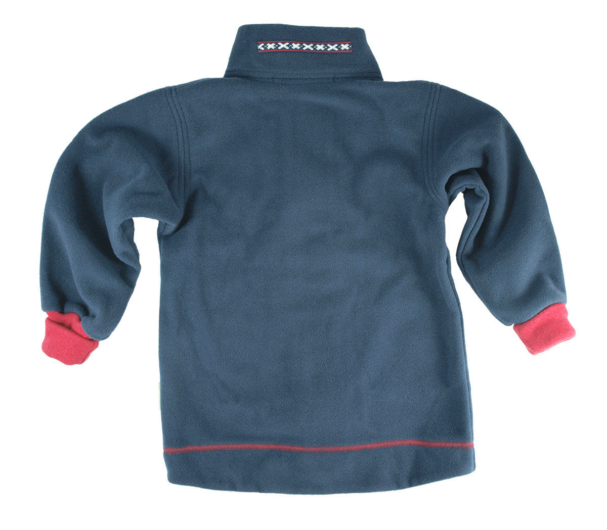 Baby wolfleece vest (merino) blauw - Minimundus