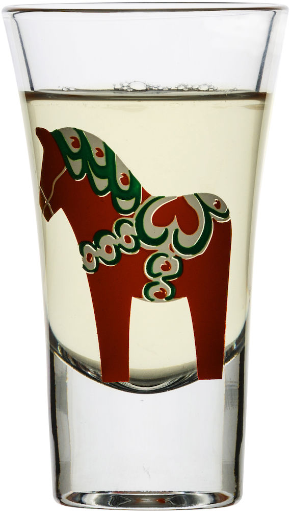 Dalahorse schnapps glass 4-pack - Sagaform