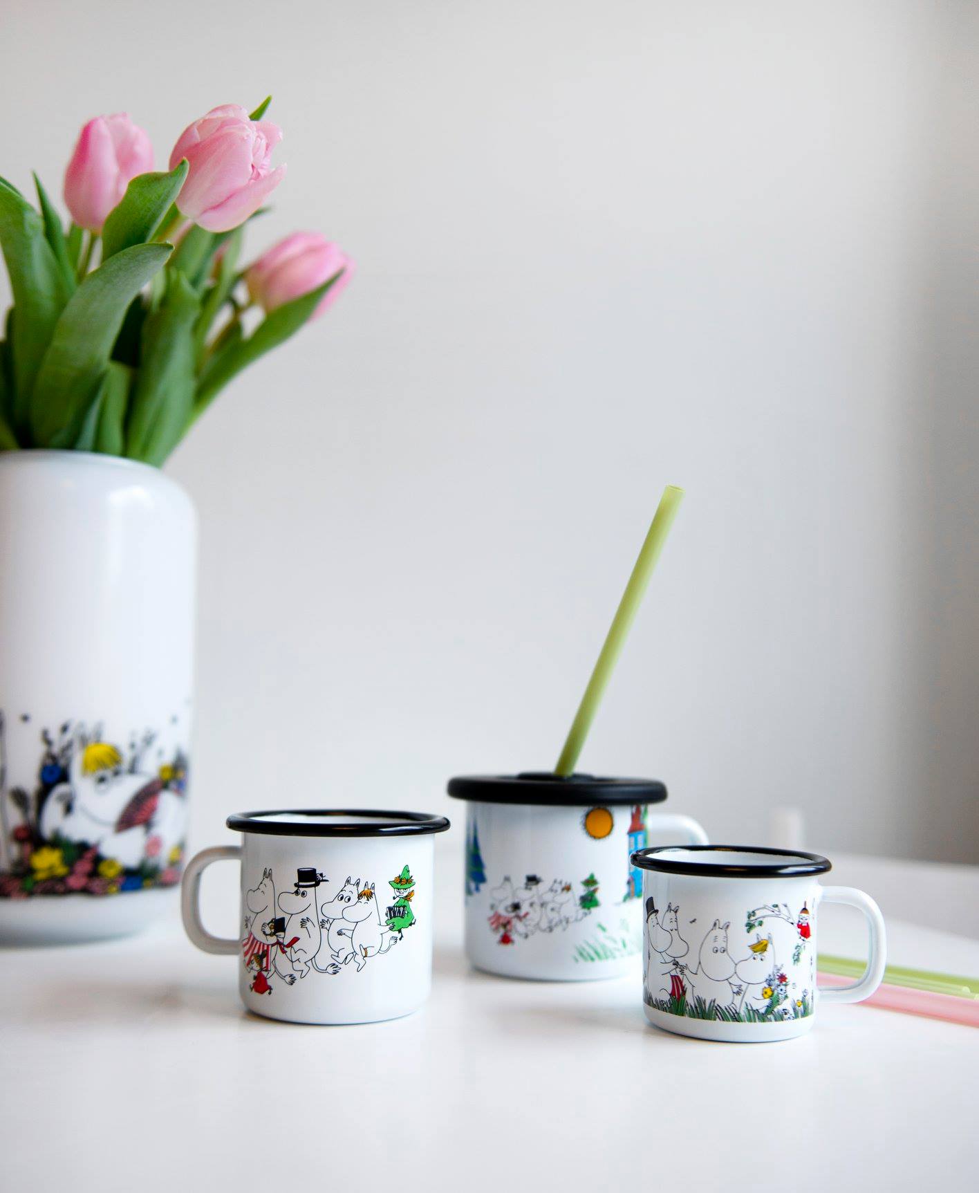 Moomin enamel mug Moomin Valley 3,7dl – Muurla