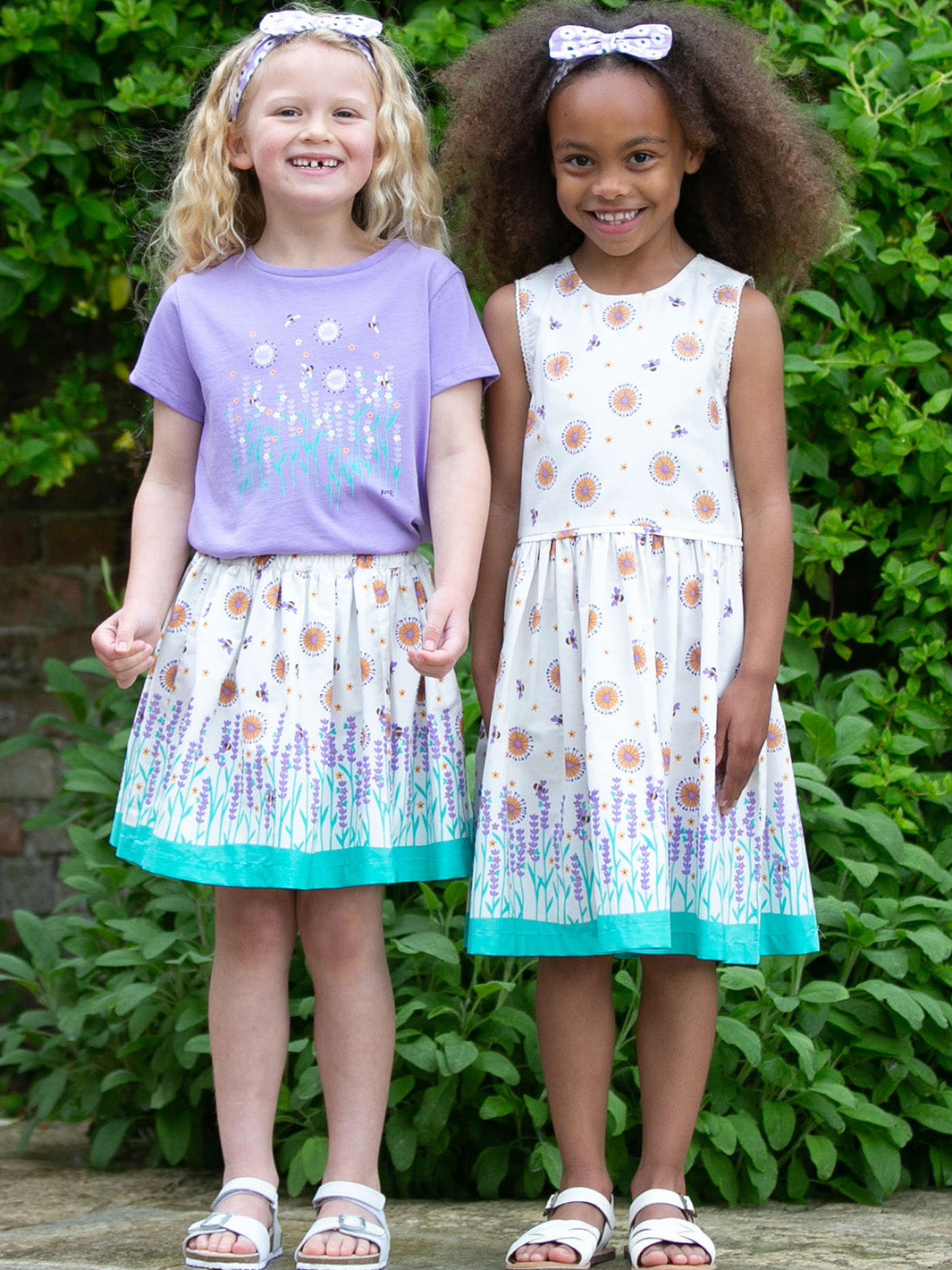 Rok (Reversible) Lavender Love Skirt - Kite Clothing