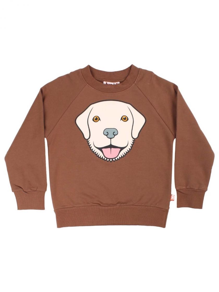 Trui Bellow Sweat NOOS Brown Beige RETRIEVER - Danefae / DYR