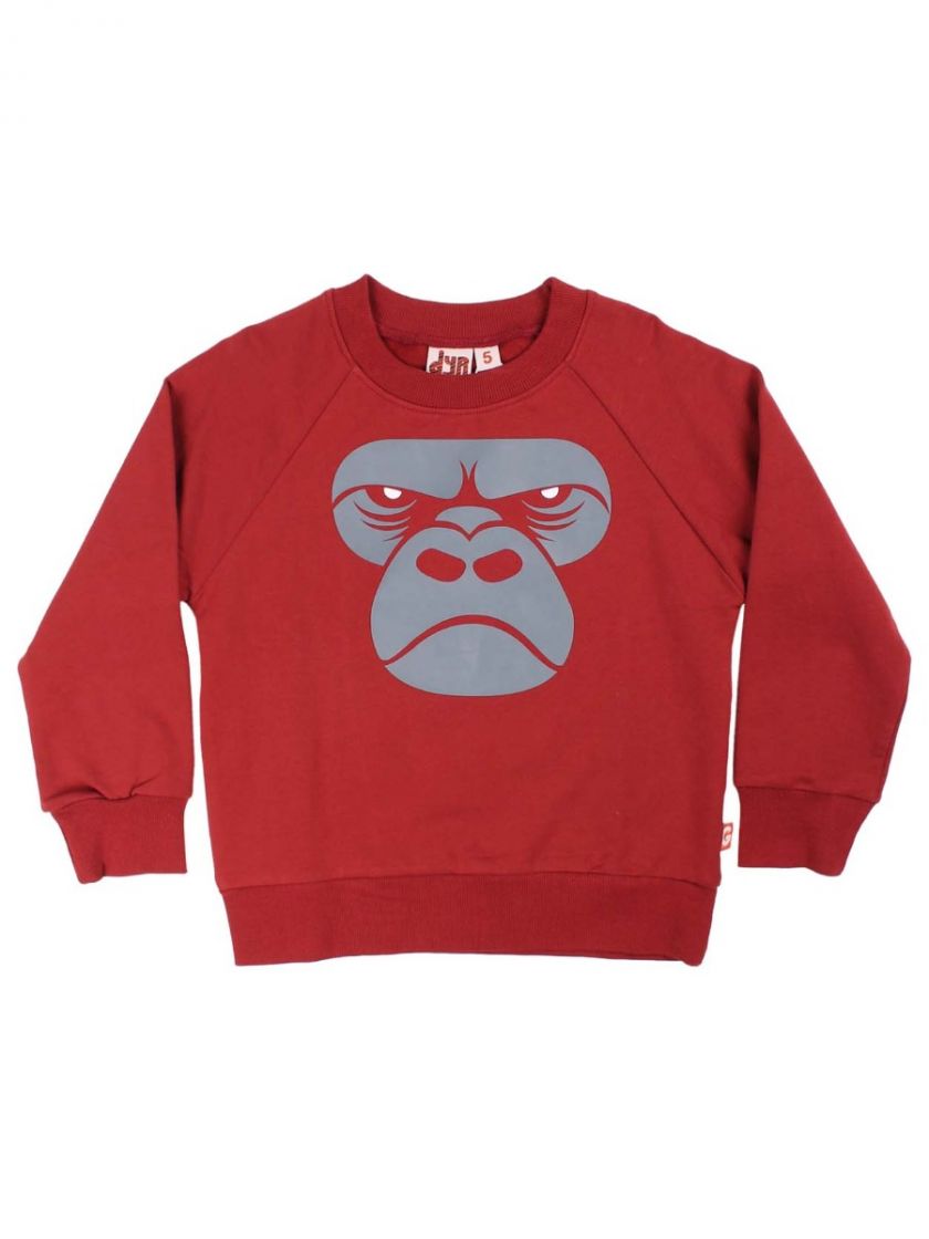 Trui Bellow Sweat NOOS Dark Red ZOOMGORILLA - Danefae / DYR