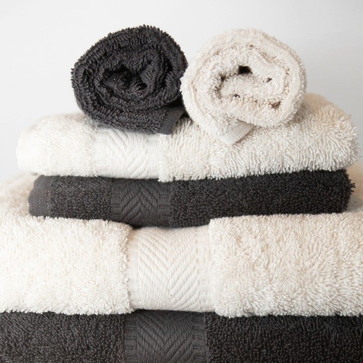 Wellness Handdoek 50 x 100 cm - antraciet – Bo Weevil