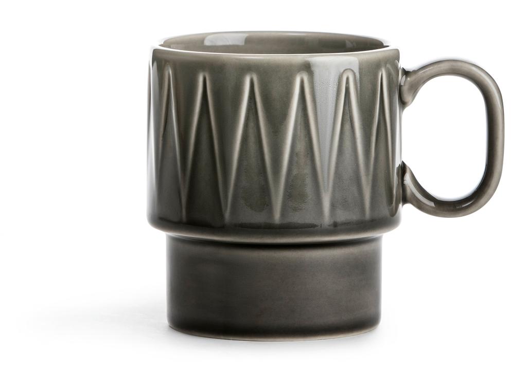 Coffee & More Mug Grey - Sagaform