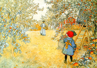 Kaart Appeloogst - Carl Larsson – K. Hjelm Förlag