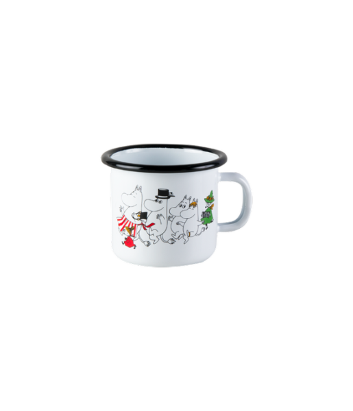 Moomin enamel mug Moominvalley 2,5dl – Muurla