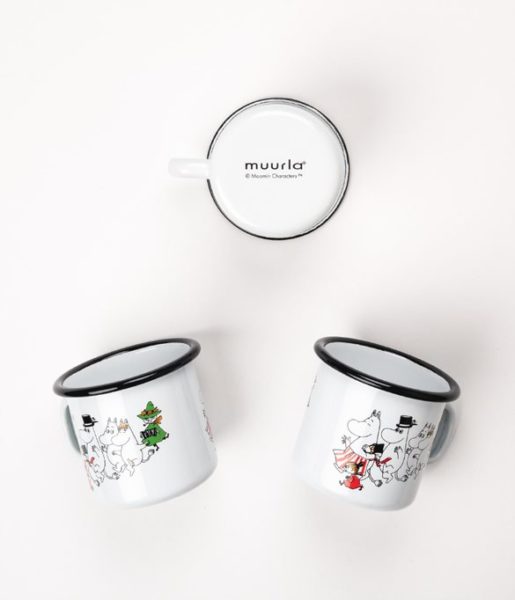Moomin enamel mug Moominvalley 2,5dl – Muurla