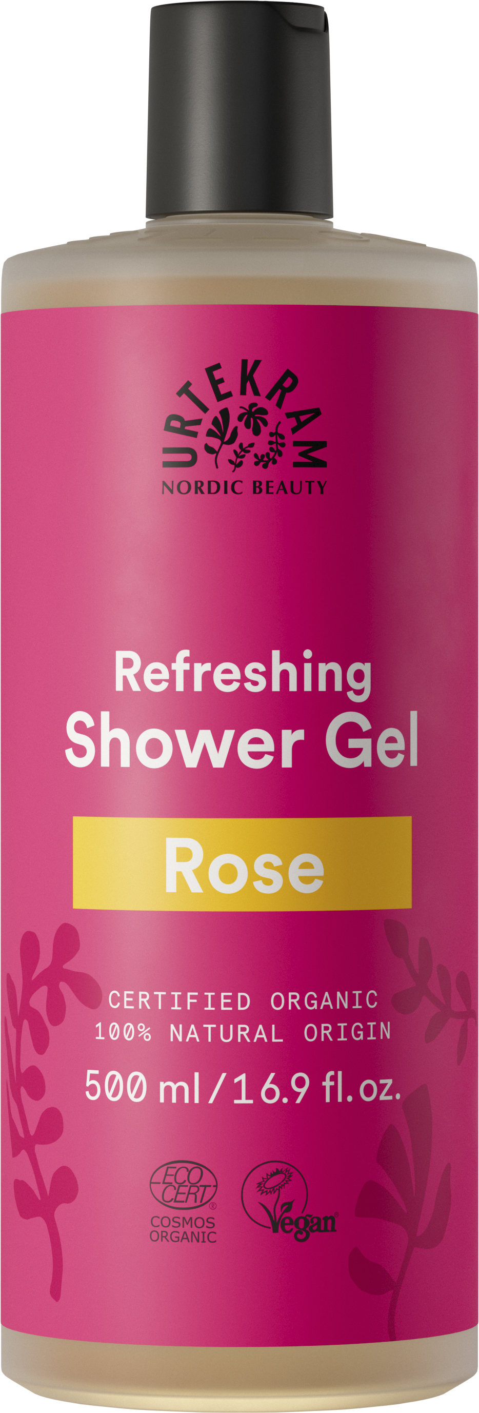 Rose douchegel 500 ml - Urtekram
