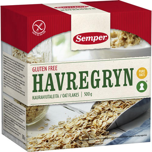 Havervlokken 500 gr – Semper Gluten Free