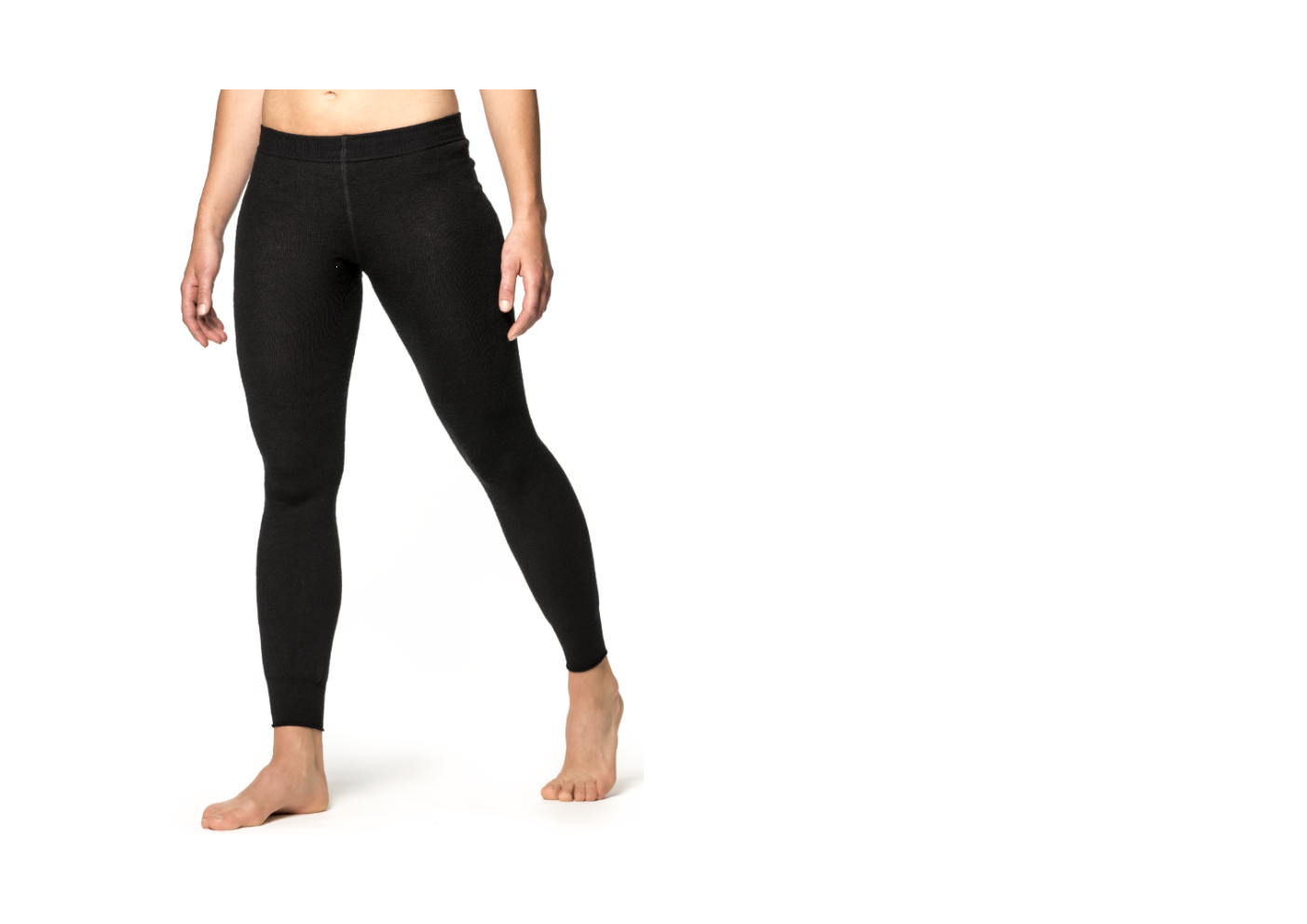 Thermo Legging Unisex / Long John 200 of 400 Black - Woolpower