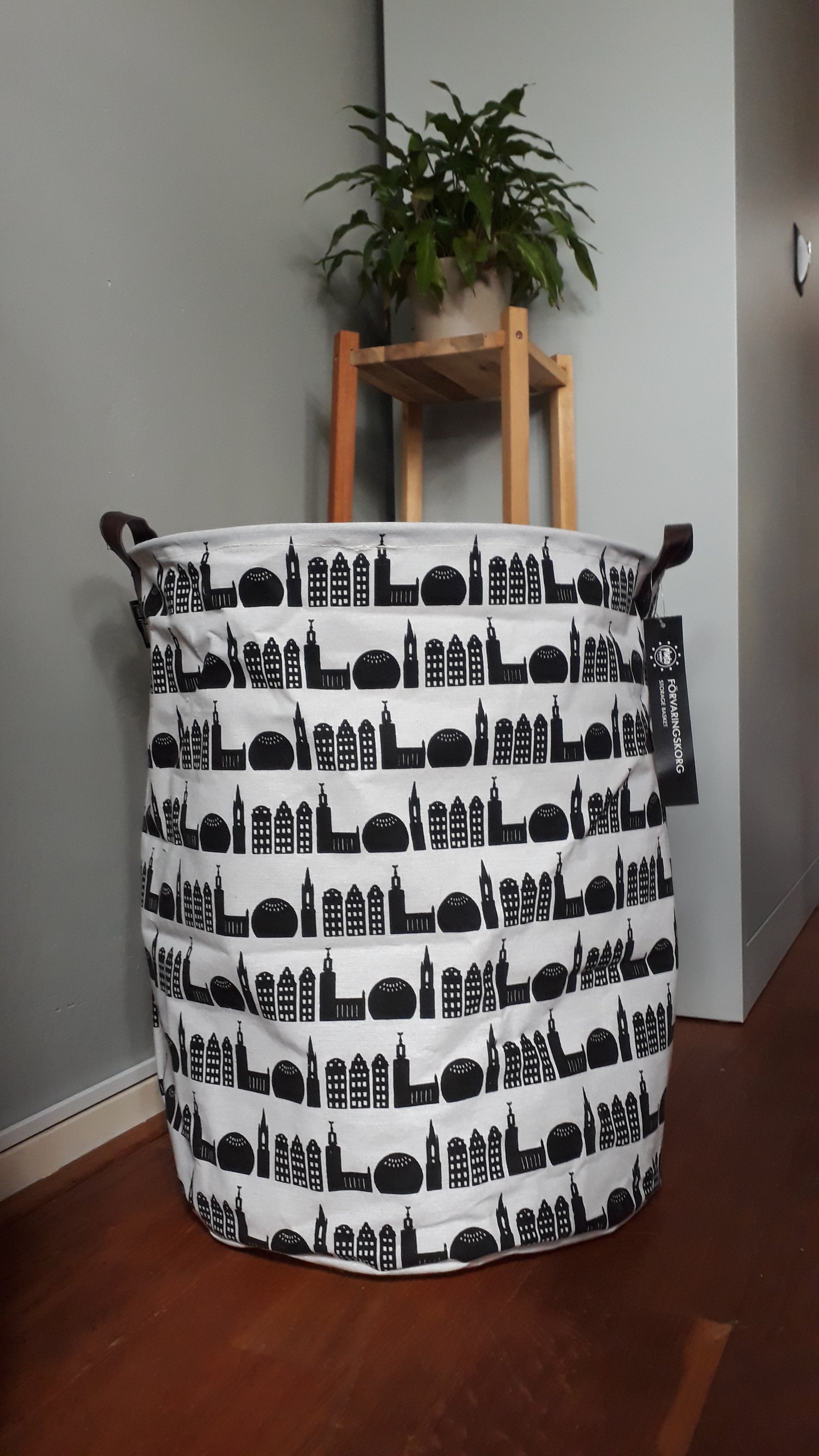 Stockholm City canvas storage bag large - Pluto Produkter