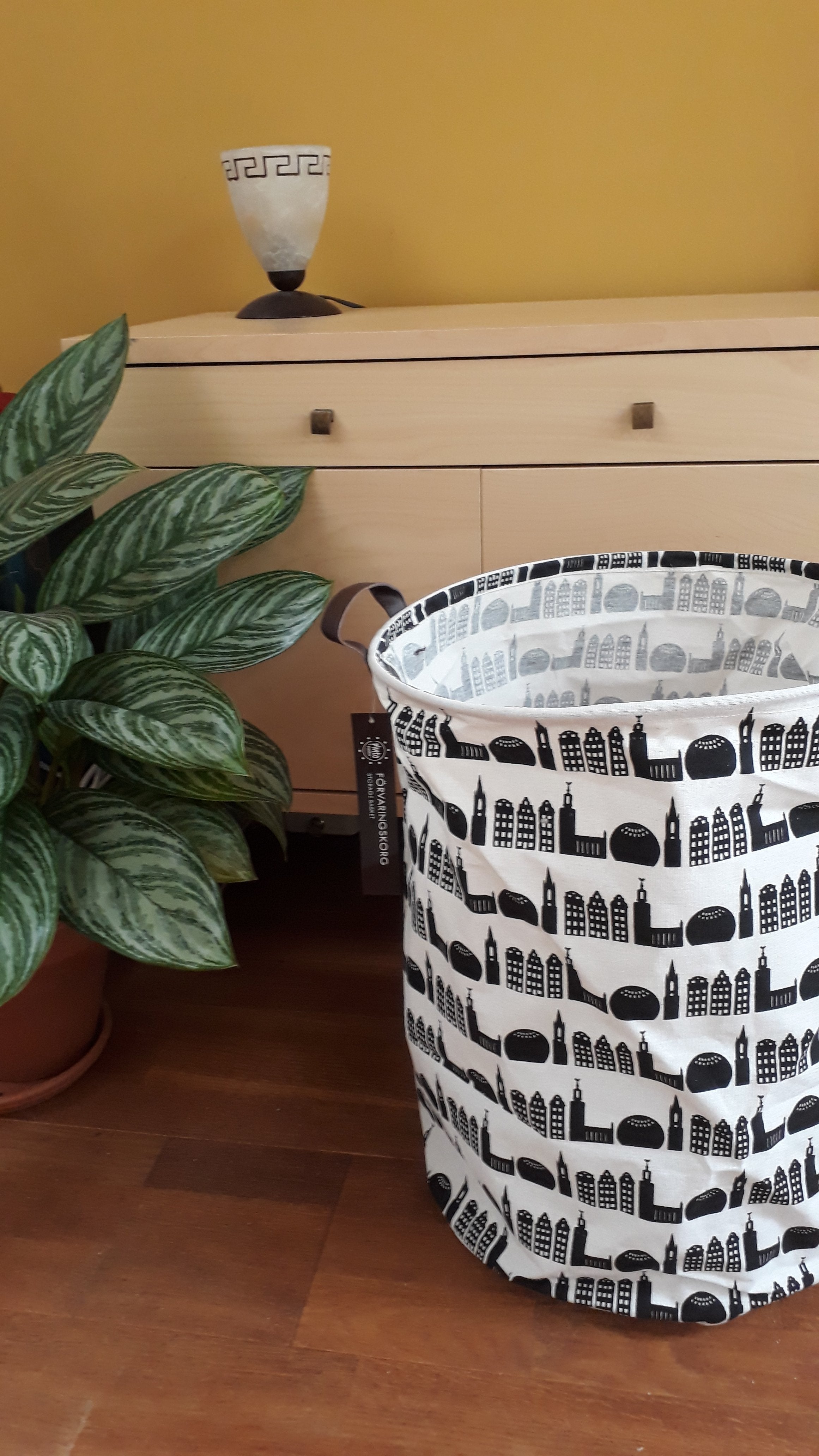 Stockholm City canvas storage bag large - Pluto Produkter