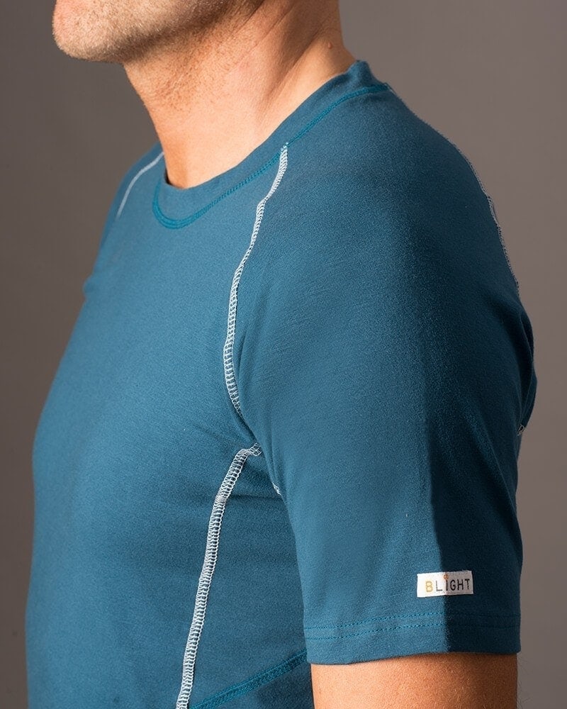 T‑shirt Manacala Blue- B-Light Organic Clothing