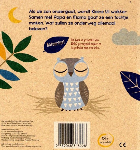Mijn kleine uil - Eco kartonboek
