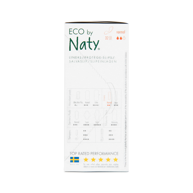 Inlegkruisjes / Panty Liners Large – Eco by Naty