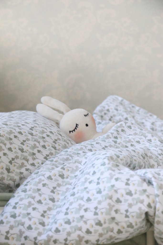 Dekbedset wieg Little Anemones Green – Littleheart