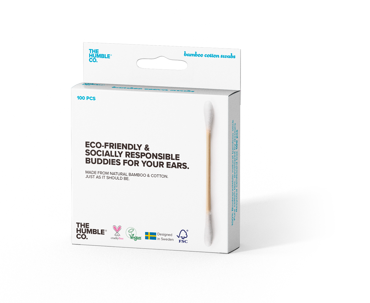 Wattenstaafjes bamboe wit – Humble Co.