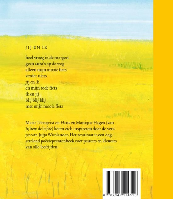 Jij en ik en mijn rode fiets – versjes - mini