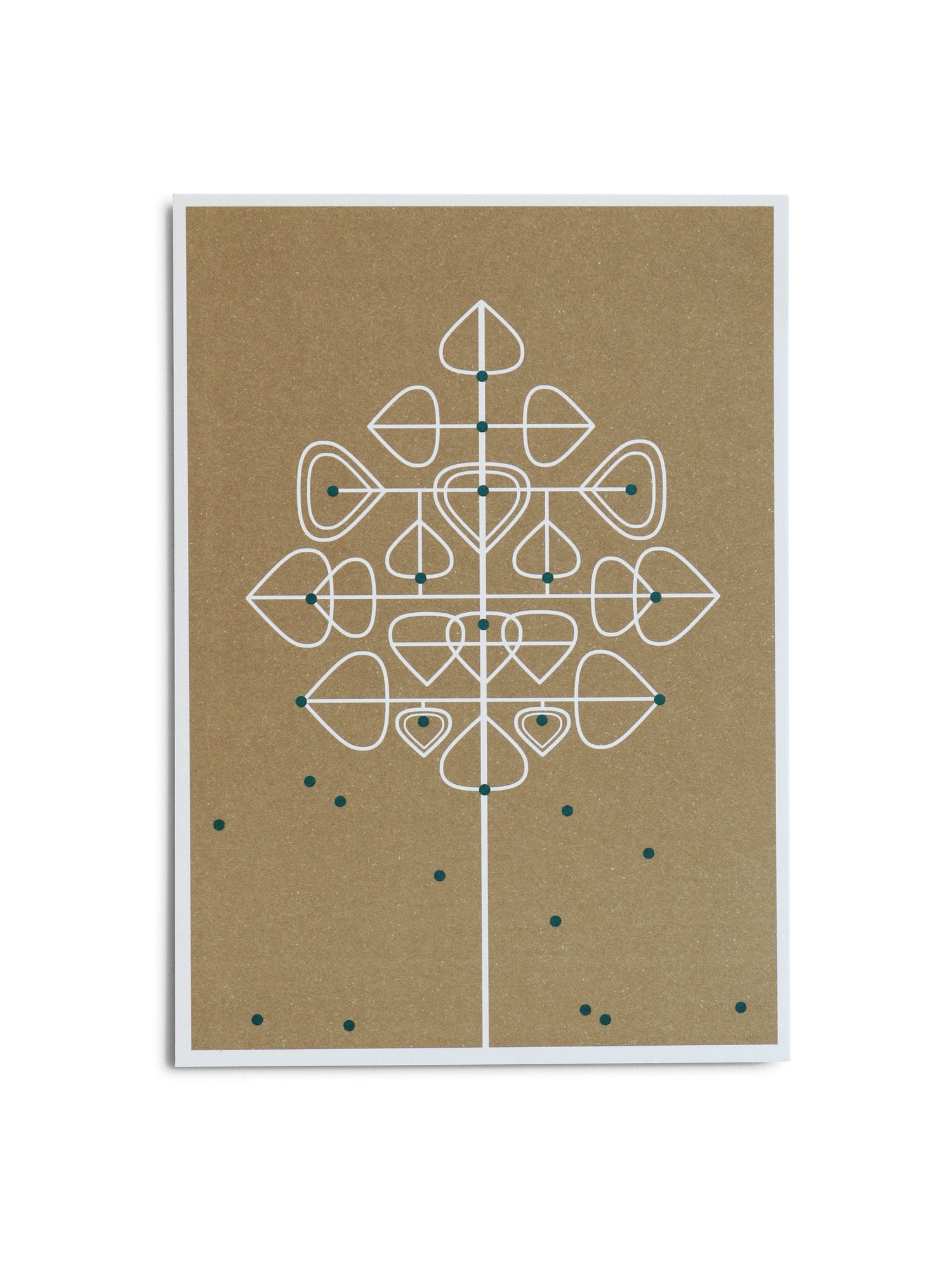 Maypole wenskaart – gold – Jurianne Matter