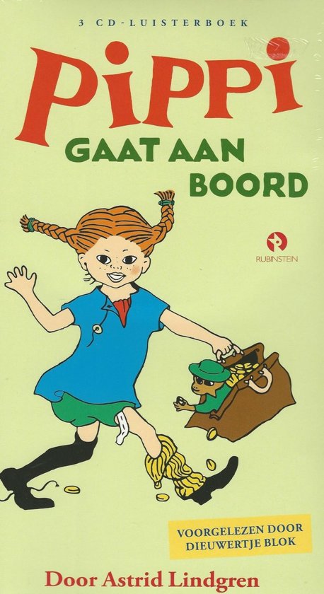 Pippi gaat aan boord - Luisterboek - Astrid Lindgren