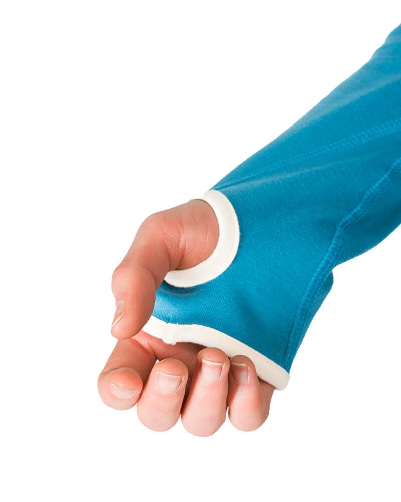 Hoodie Mukhy Blue - B-Light Organic Clothing