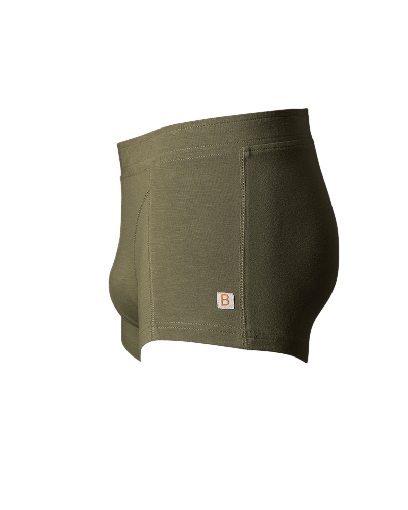 Boxershorts Accha Green maat S - B-Light Organic Clothing