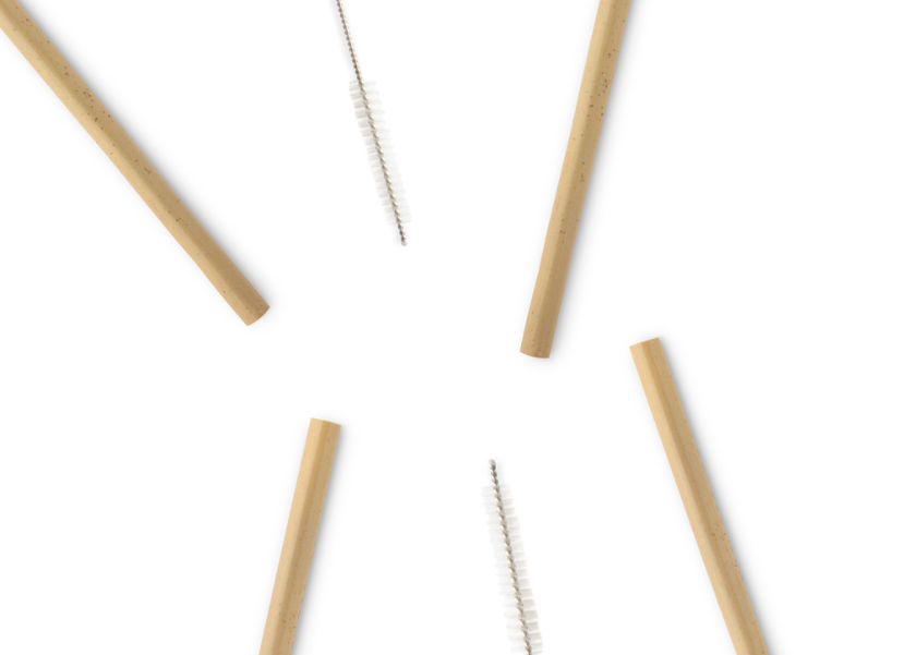 Rietjes bamboe herbruikbaar + reiniger – Humble Co.