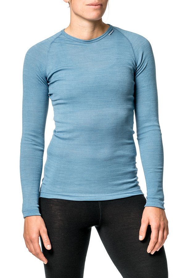 Thermo crewneck Lite Unisex Nordic Blue – Woolpower