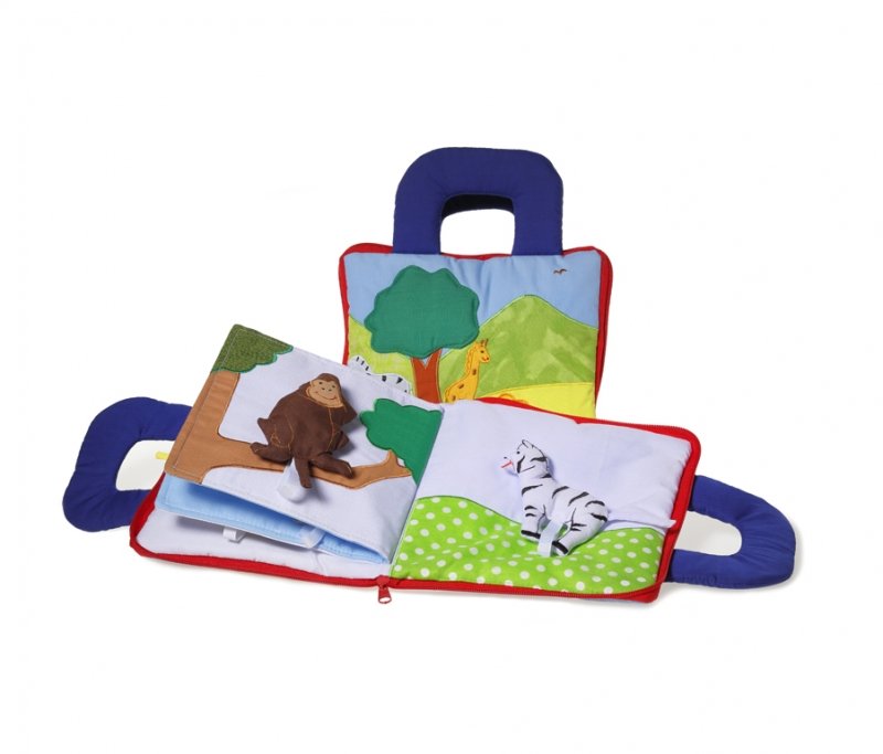 Boek stof 'wilde dieren' – Oskar & Ellen