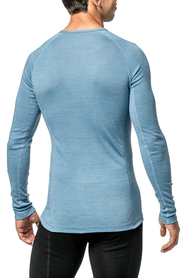 Thermo crewneck Lite Unisex Nordic Blue – Woolpower