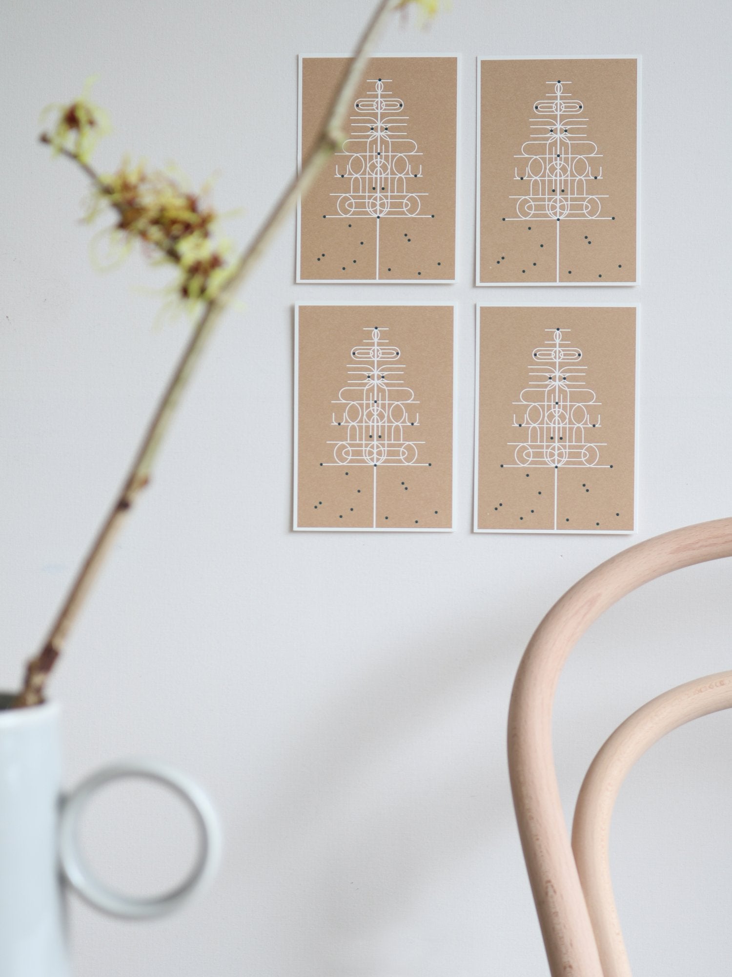 Maypole wenskaart – blush – Jurianne Matter