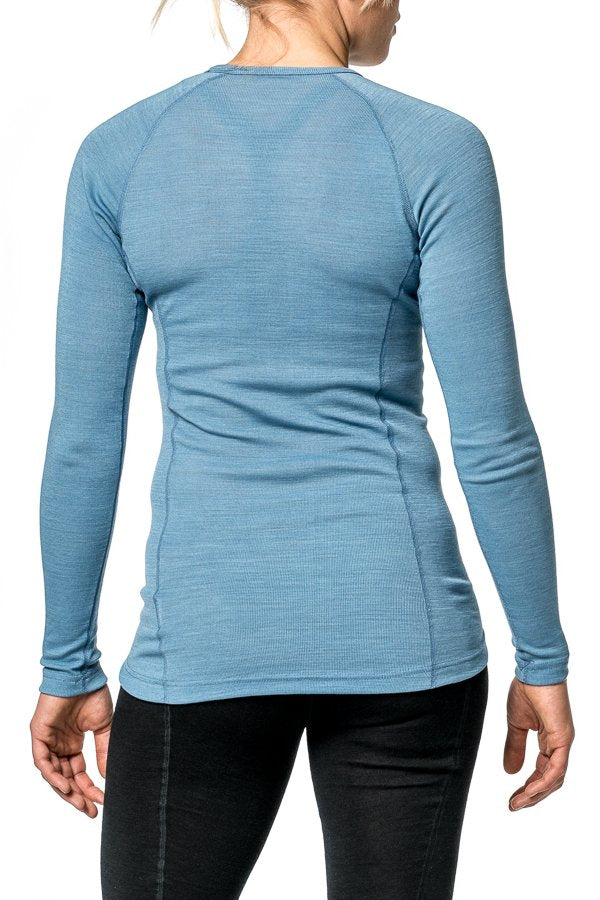 Thermo crewneck Lite Unisex Nordic Blue – Woolpower