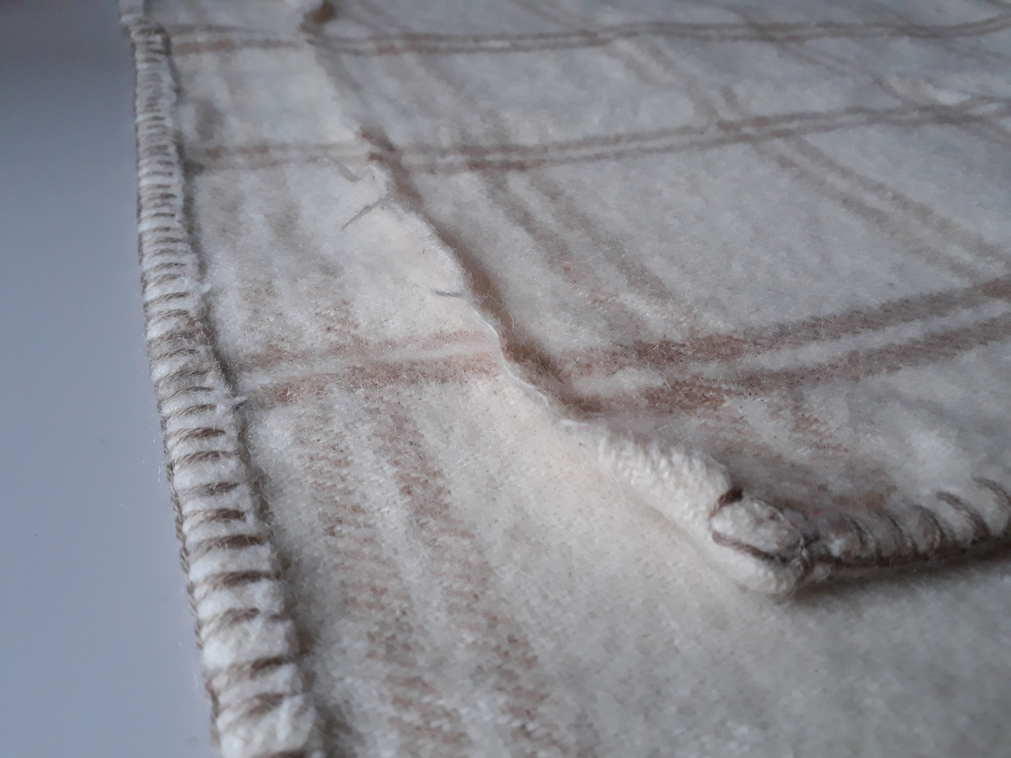 Wollen baby deken - 2dehands gebruikt