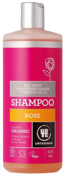 Rose Shampoo Dry Hair 500 ml - Urtekram