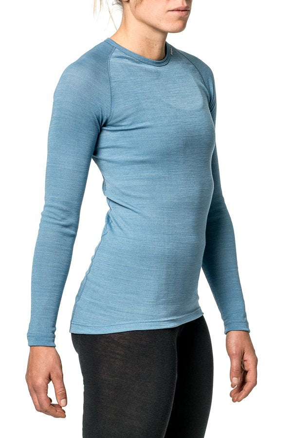 Thermo crewneck Lite Unisex Nordic Blue – Woolpower